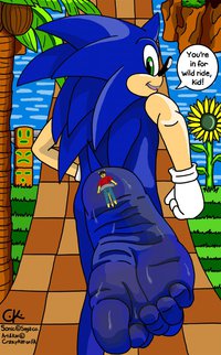 weird sonic fan art