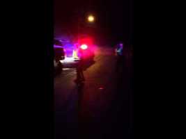 Crazy drunk hit and run 2 cop cars smashed - YouTube