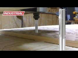 Amana Tool Straight Bit Plunging Holes on CNC Machine for Backlit Wood Panels by Toolstoday - YouTube