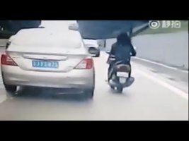 Road Rage nudge goes wrong - YouTube