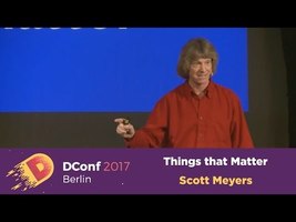 Things that Matter - Scott Meyers | DConf2017 - YouTube