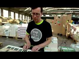 Rammstein: Flake Lorenz play a song in a German TV [CC/ English] - YouTube