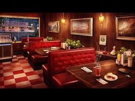 Twin Peaks Double R Diner Ambience - 8 Hours of Smooth Jazz Music, Rain Sounds, & Cozy Cafe Ambience - YouTube