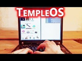 TempleOS on real hardware Thinkpad T60 - RIP Terry Davis - YouTube